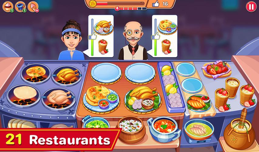 Indian Cooking Madness Games屏幕截圖0