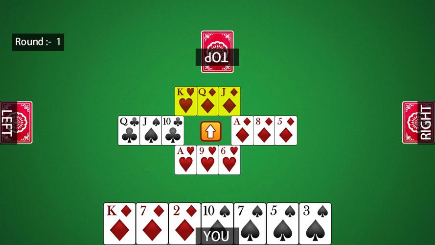 Hazari Card Game : 1000 Points ကိုဖန်သားပြင်3
