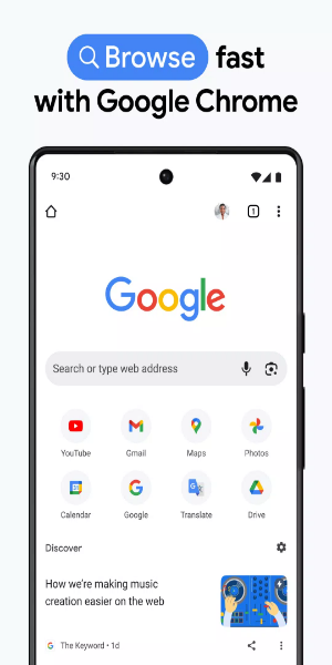 Google Chrome экрана 1