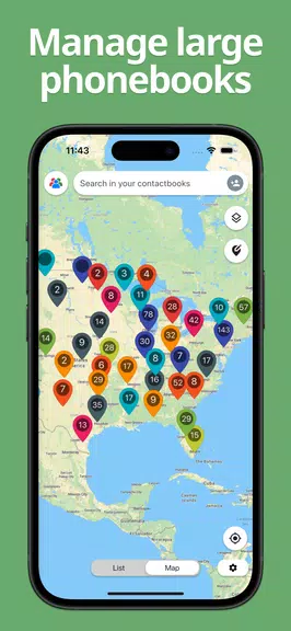 Contact on Map screenshot 1