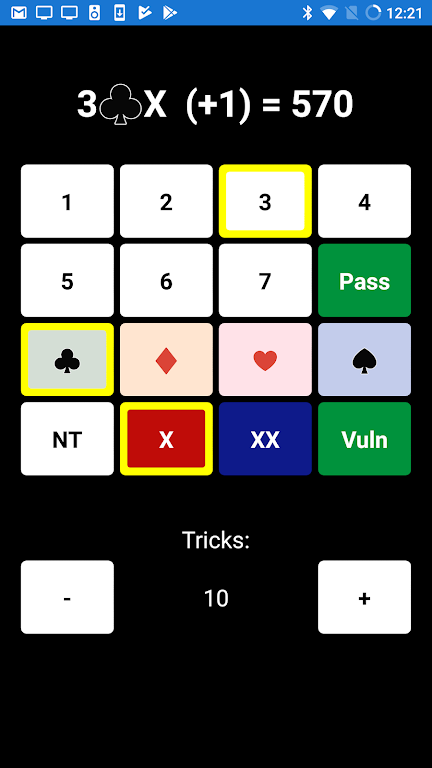Bridge Scoring Helper屏幕截圖0