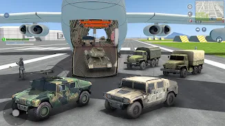 Army Vehicle Cargo: Truck Game экрана 0