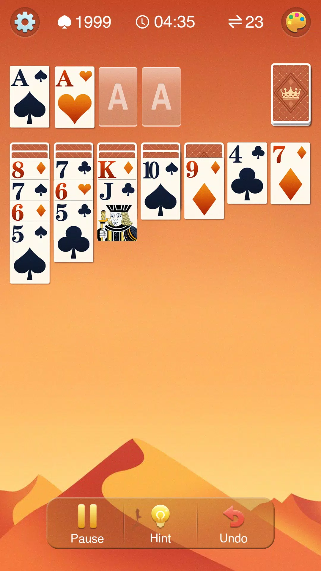 Screenshot Solitaire Card Game 2