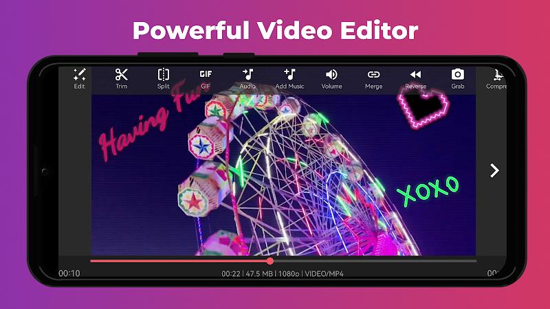 Video Editor & Maker AndroVid Screenshot 0