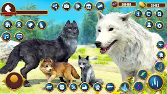 Virtual Wild Wolf Family Sim Zrzut ekranu 0