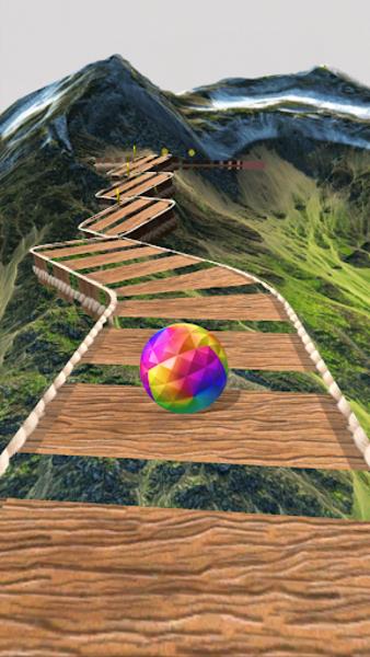 Sky Rolling Balls 3D ကိုဖန်သားပြင်0