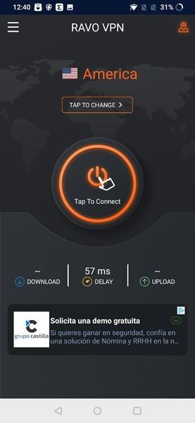 Ravo VPN Captura de tela 1