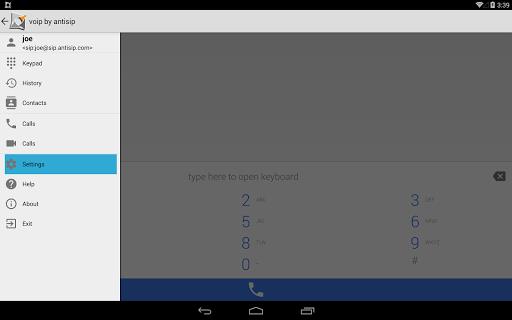 Voip By Antisip (+Video) capture d’écran 3