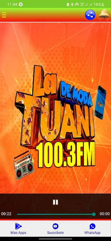 Screenshot Radio la Tuani - 100.3 FM 1