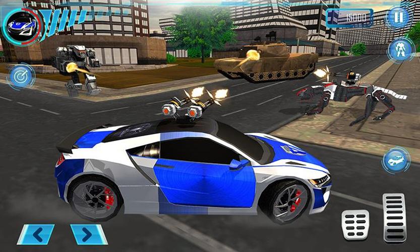 Multi Robot Transform Car Game captura de pantalla 3