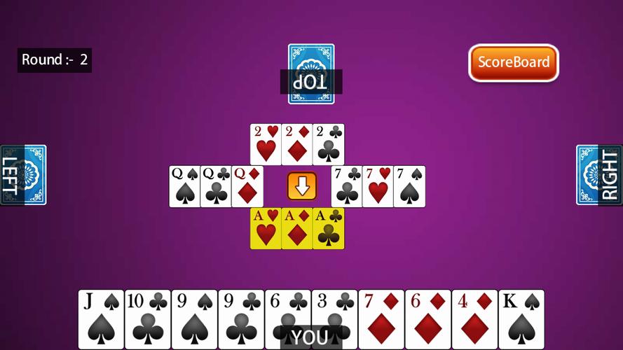 Hazari Card Game : 1000 Points ကိုဖန်သားပြင်1