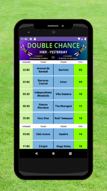 Screenshot Football Double Chance 2