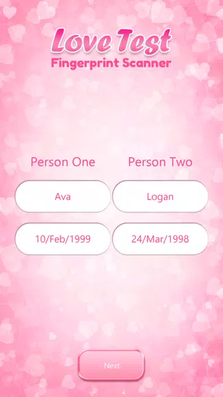Love Compatibility Test Fingerprintスクリーンショット2