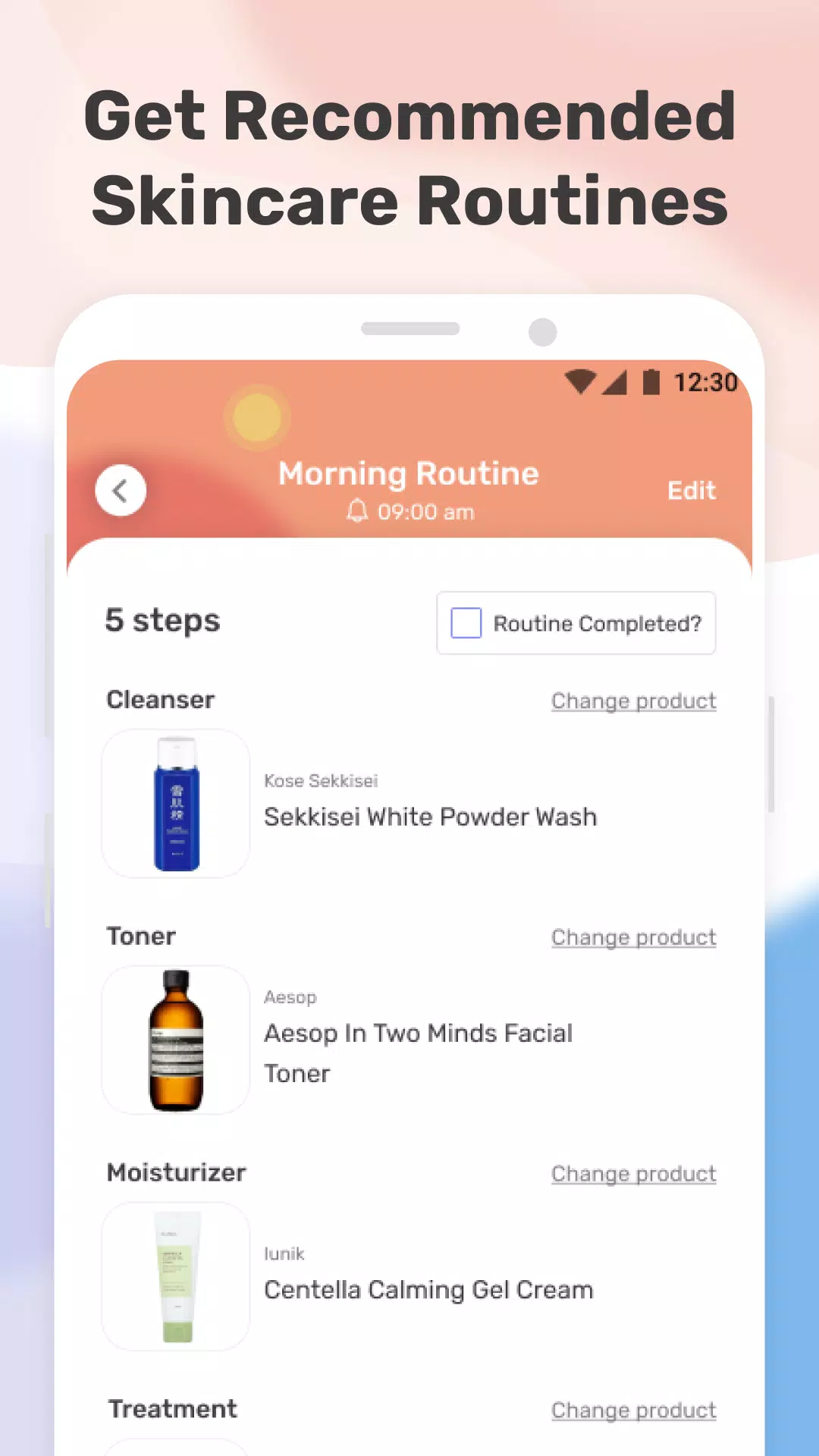 TroveSkin: Your Skincare Coach capture d’écran 2