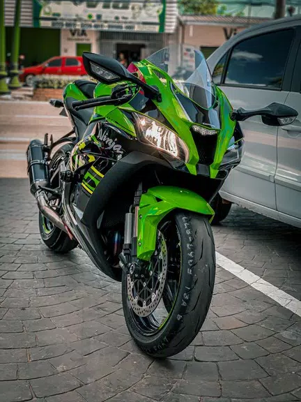 Kawasaki Ninja ZX10r Wallpaper स्क्रीनशॉट 0