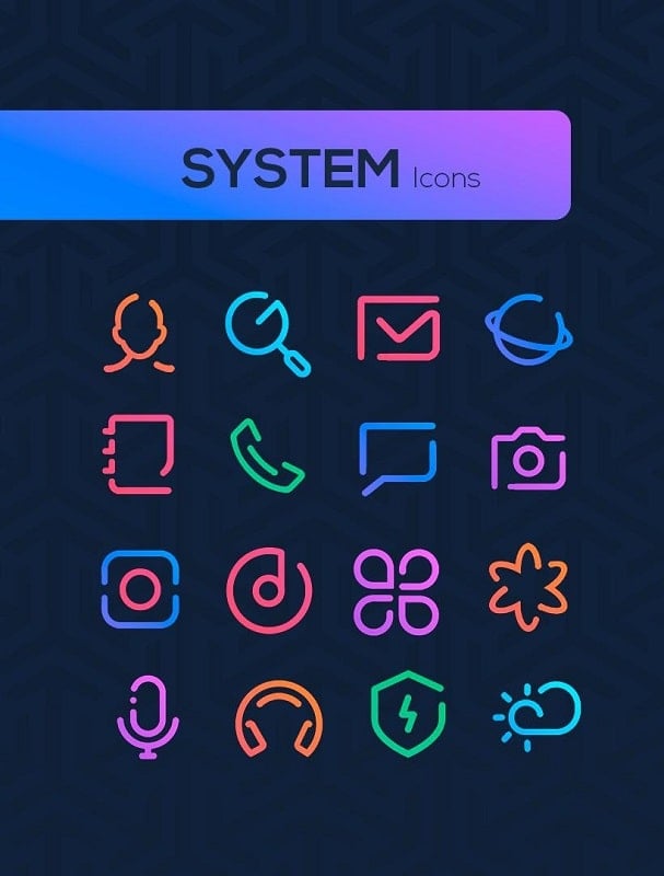 Linebit Icon Pack экрана 2