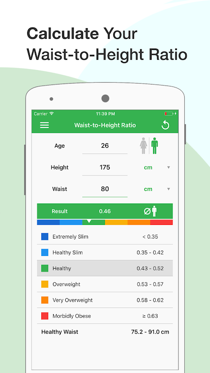 BMI Calculator: Weight Tracker屏幕截圖2