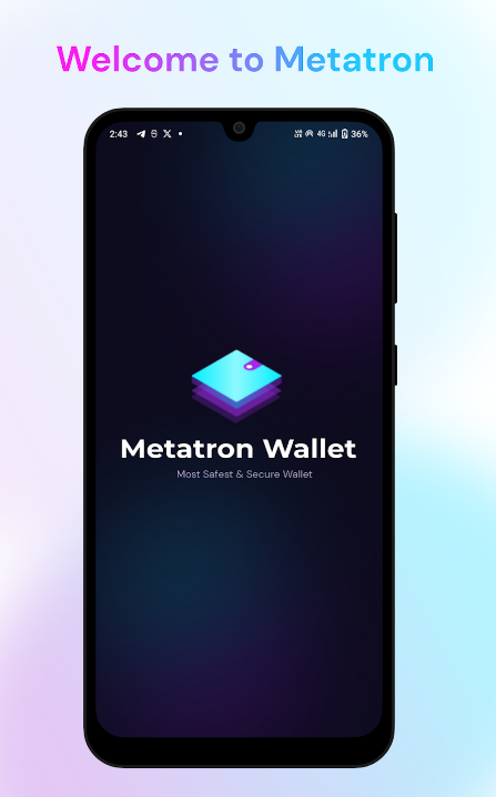 Screenshot Metatron wallet 2