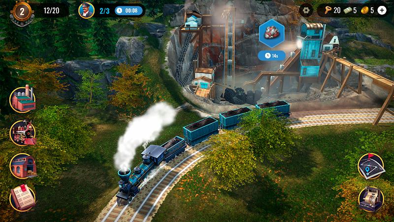 ภาพหน้าจอ Railroad Empire: Train Game 3