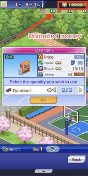 Basketball Club Story Mod экрана 1