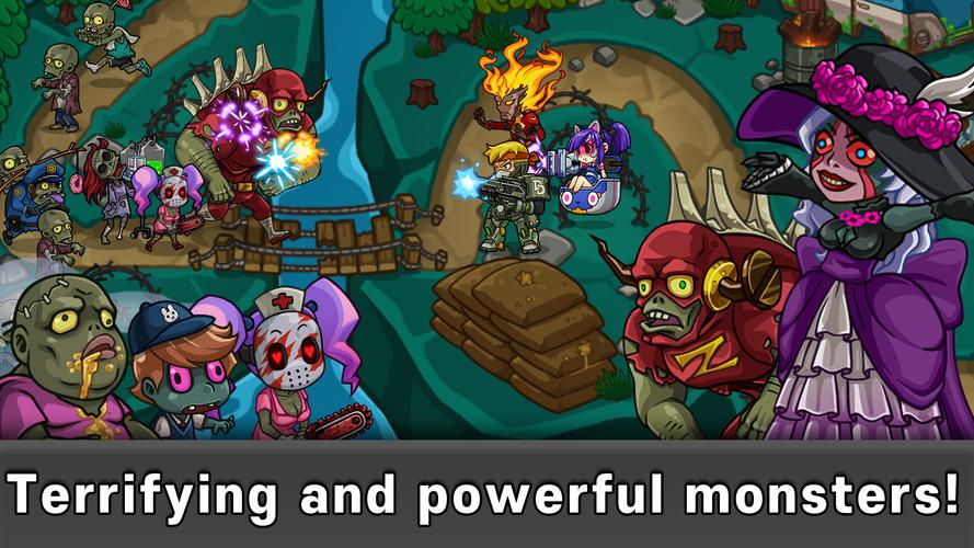 Heroes Defense: Attack Zombie屏幕截圖3