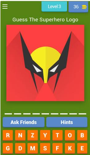 Superhero Logo Quizスクリーンショット3