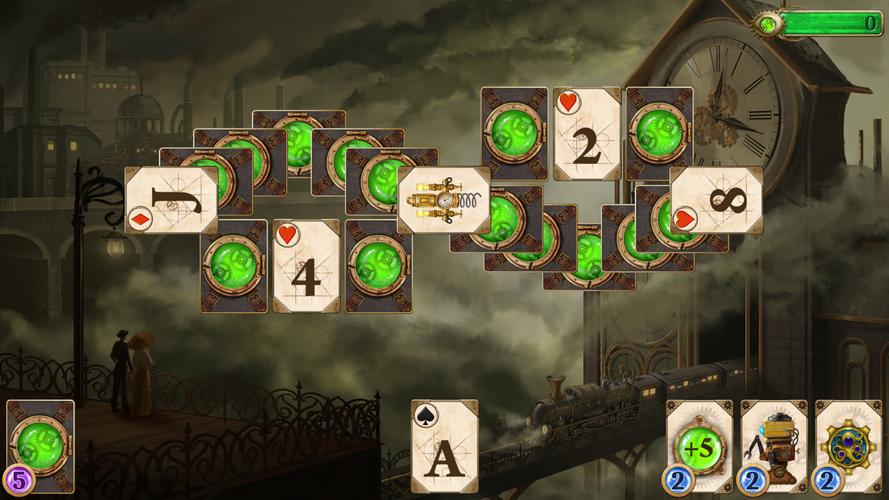 Steampunk Solitaire captura de pantalla 1