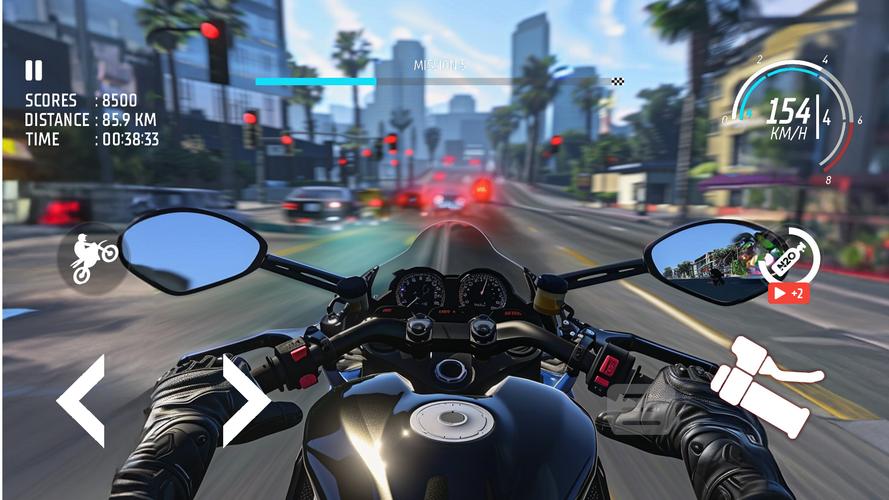 Traffic Bike: Driving City 3D スクリーンショット 0