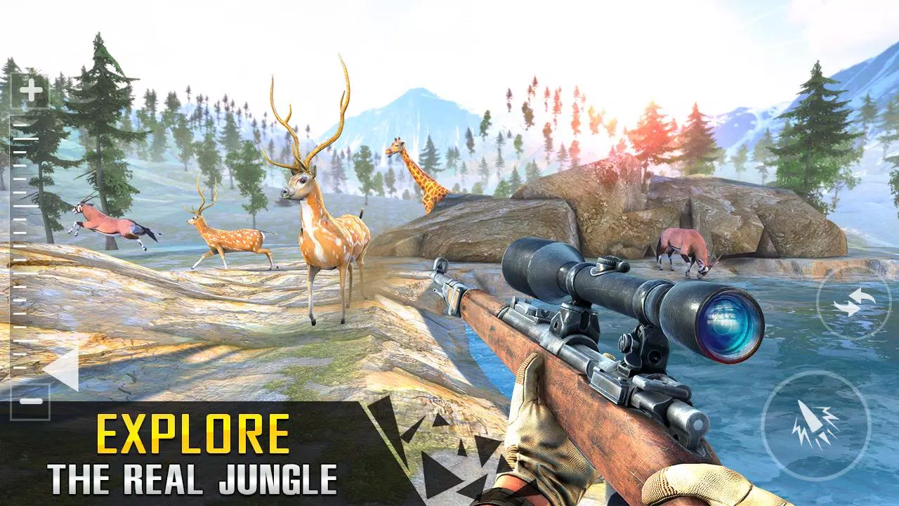 Safari Deer Hunting: Gun Games屏幕截圖0