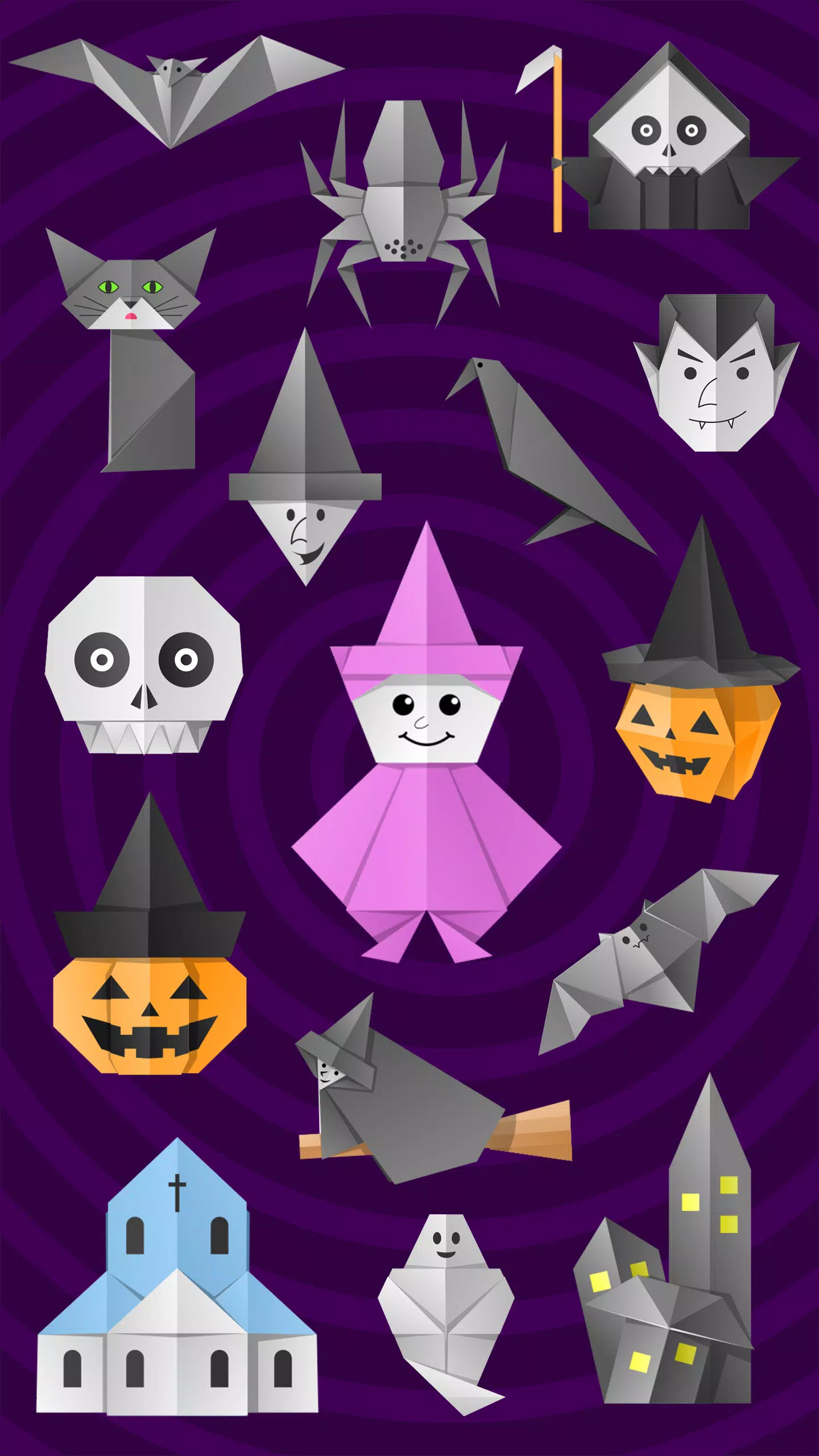 Origami Halloween 스크린샷 0