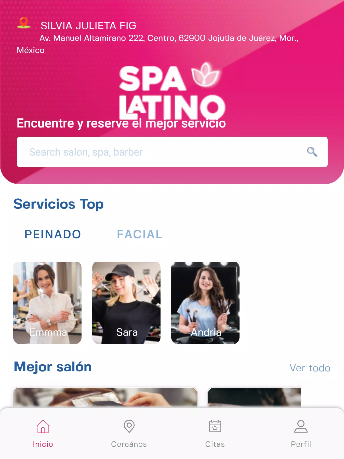 SPA Latino zrzut ekranu 2