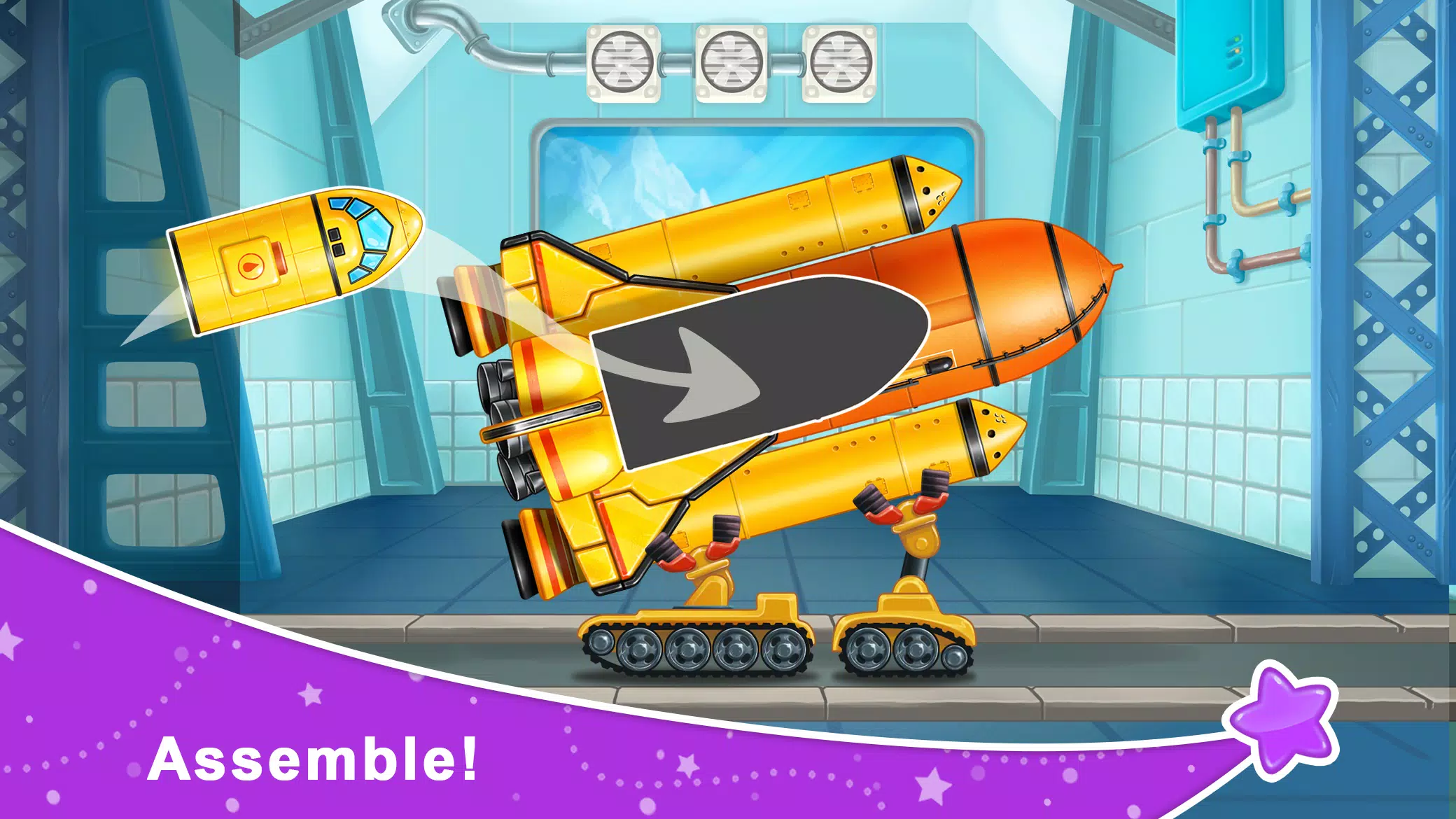 Rocket 4 space games Spaceship ekran görüntüsü 0