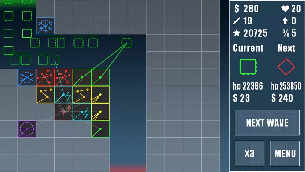 Laser Tower Defense capture d’écran 2