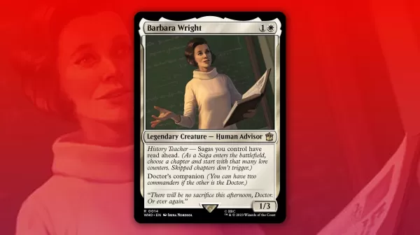 Barbara Wright card illustration