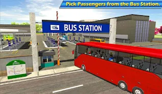 Modern City Bus Parking Games Captura de pantalla 0