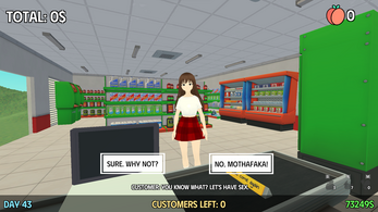 Screenshot Lewd Cashier Halloween 2