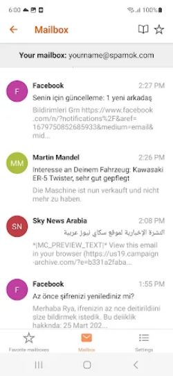 SpamOK capture d’écran 2