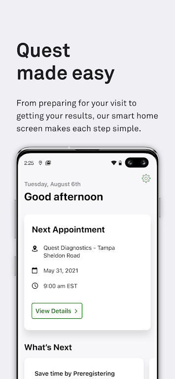ภาพหน้าจอ MyQuest for Patients 0