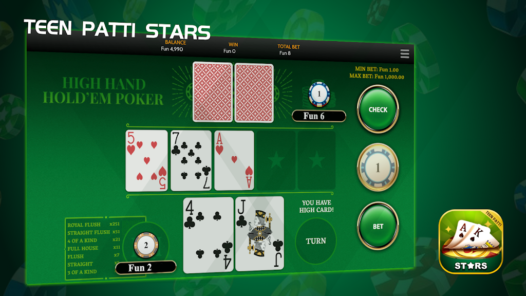 ภาพหน้าจอ Teen Patti Stars 2