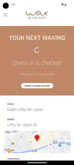 Q: Waxing Check-in screenshot 3