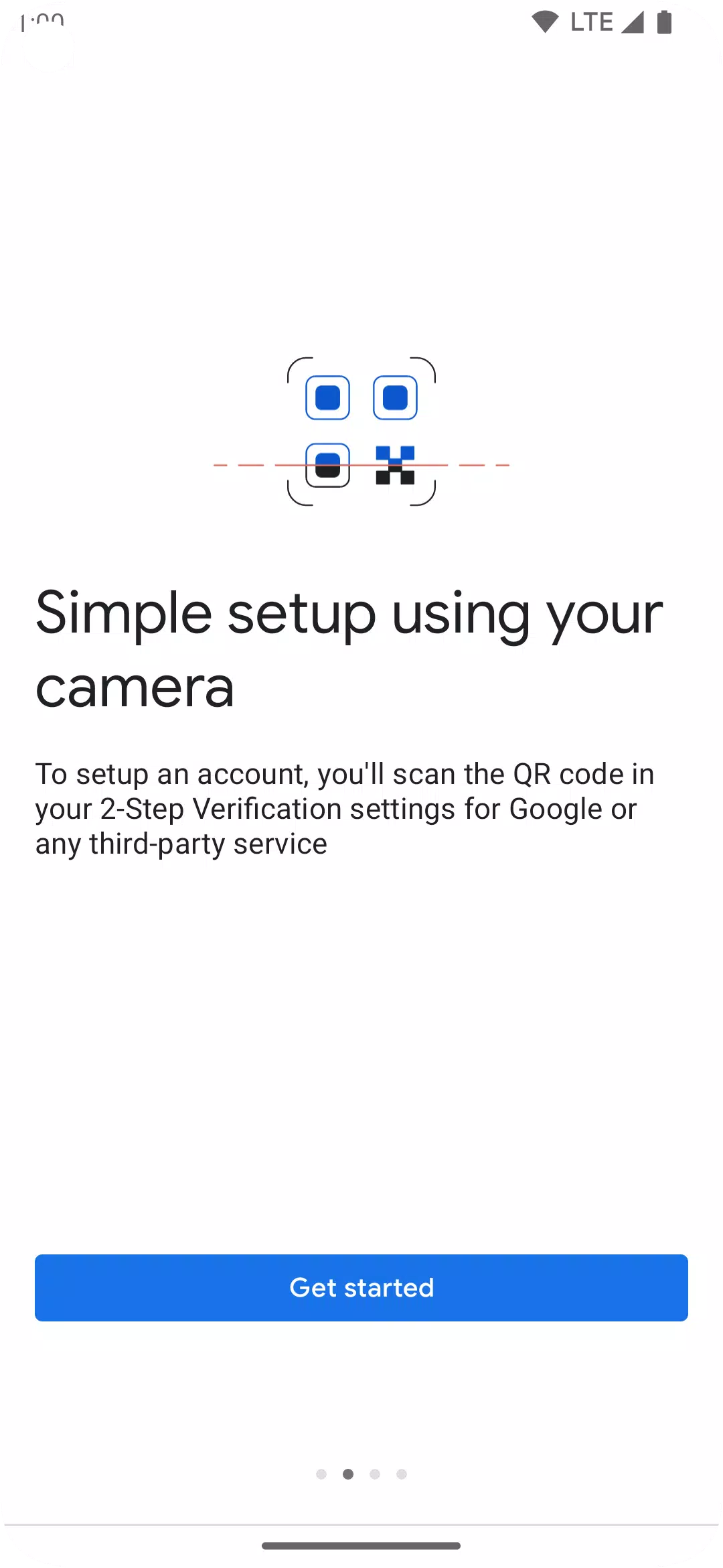 Google Authenticator スクリーンショット 1