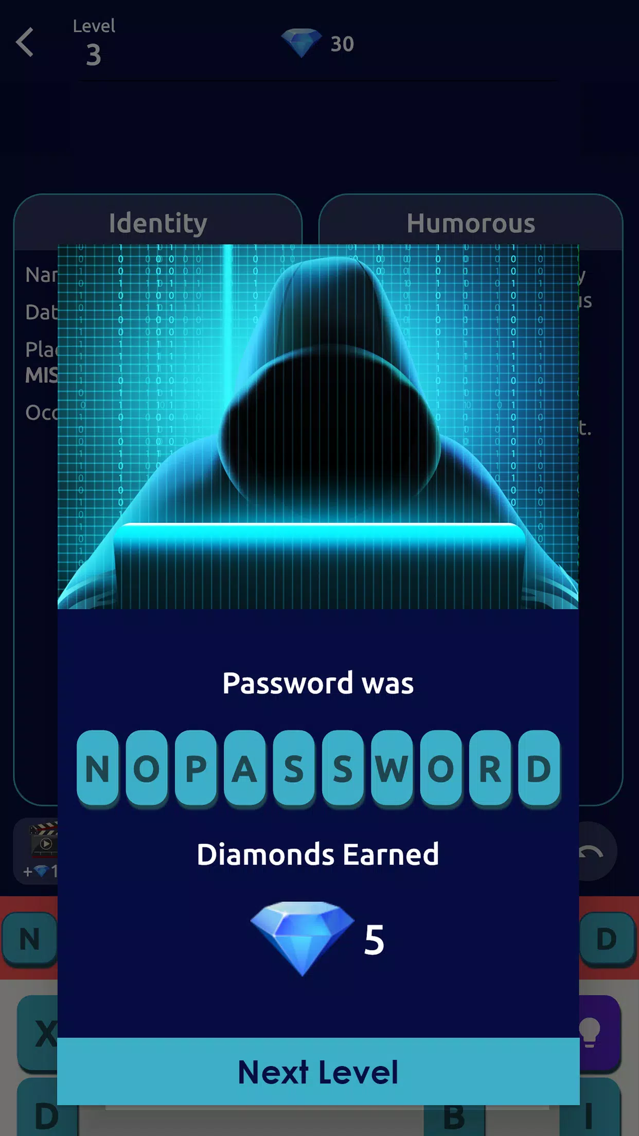 Screenshot Cyber Hacker Bot Hacking Game 2