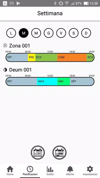 RadiaxWeb Regolazione ảnh chụp màn hình 2