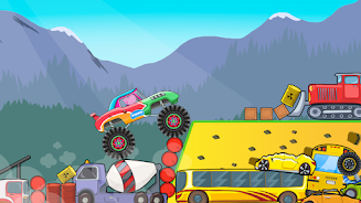 Kids Monster Truck Racing Game screenshot 1