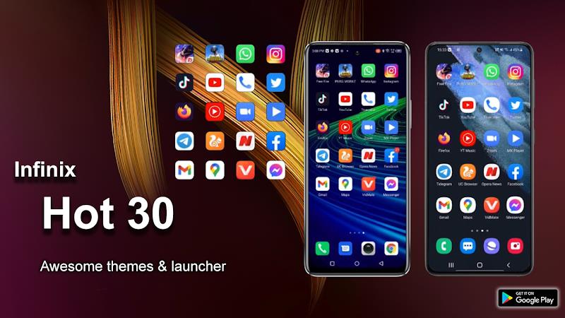 Infinix Hot 30 Launcher:Themes ekran görüntüsü 0