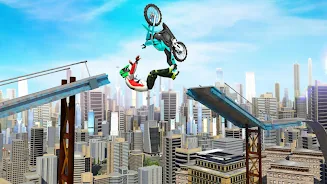 Bike Stunts 3D - Rooftop Chall screenshot 3