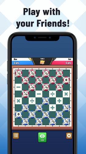 Damath: Math Checkers экрана 1