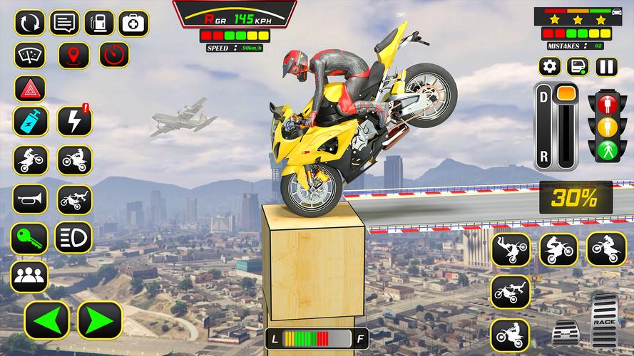 GT Bike Stunt Bike Racing Game Schermafbeelding 3