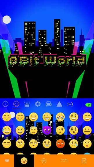 bitworld Keyboard Theme screenshot 1