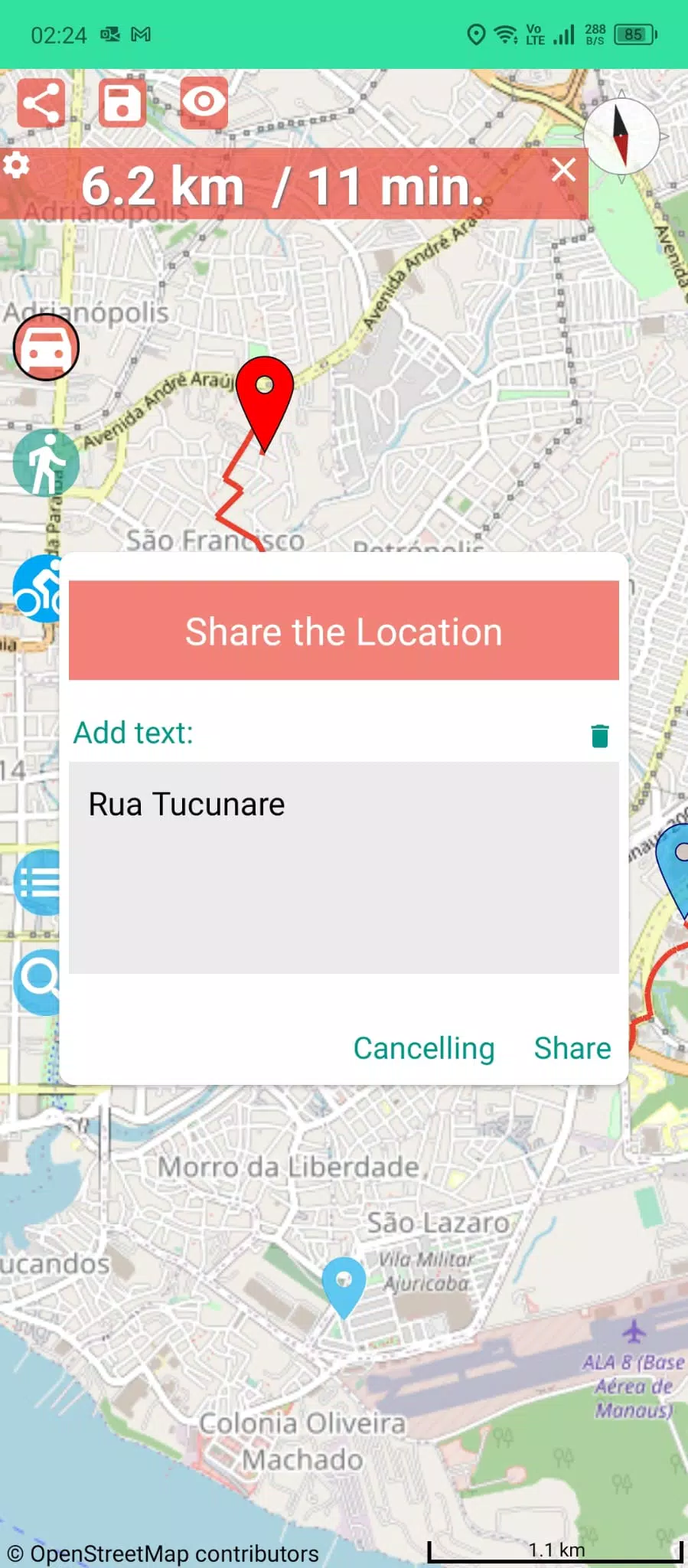 ภาพหน้าจอ USA GPS Maps & My Navigation 3